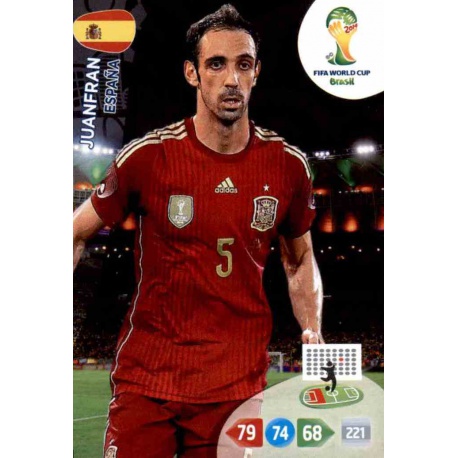 Juanfran España u111 Adrenalyn XL Brasil 2014 Update Edition
