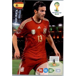 Juan Mata España u112 Adrenalyn XL Brasil 2014 Update Edition