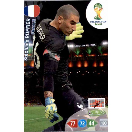 Stéphane Ruffier France u117 Adrenalyn XL Brasil 2014 Update Edition