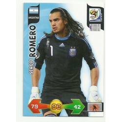 Sergio Romero Argentina 6 Adrenalyn XL South Africa 2010