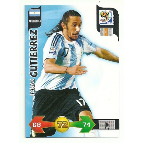 Jonas Gutierrez Argentina 11 Adrenalyn XL South Africa 2010