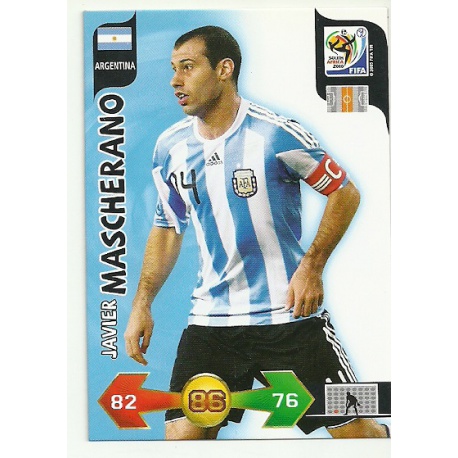 Javier Mascherano Argentina 12 Adrenalyn XL South Africa 2010