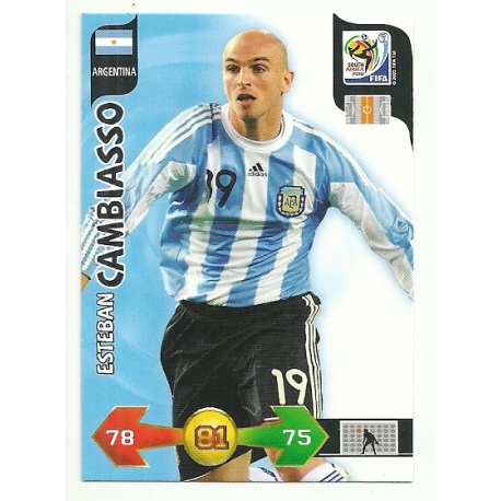 Esteban Cambiasso Argentina 13 Adrenalyn XL South Africa 2010