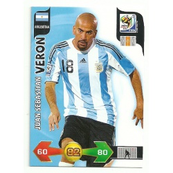Juan Sebastian Veron Argentina 14 Adrenalyn XL South Africa 2010