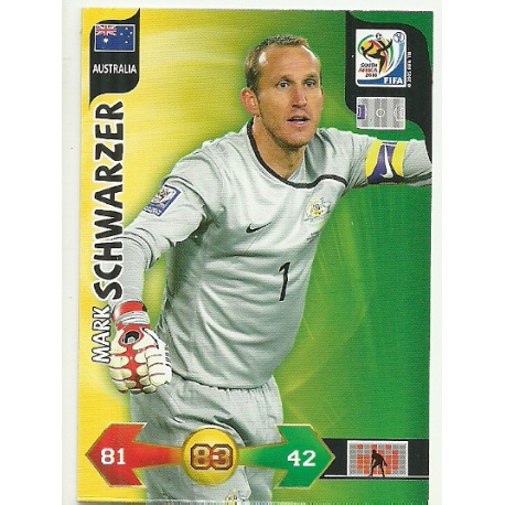 Mark Schwarzer Australia 25 Adrenalyn XL South Africa 2010