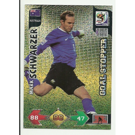 Mark Schwarzer Goal Stopper Australia 31 Adrenalyn XL South Africa 2010