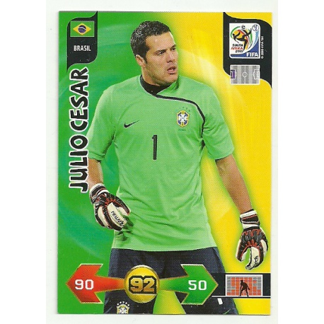 Julio Cesar Brazil 33 Adrenalyn XL South Africa 2010