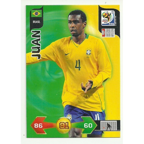 Juan Brazil 38 Adrenalyn XL South Africa 2010