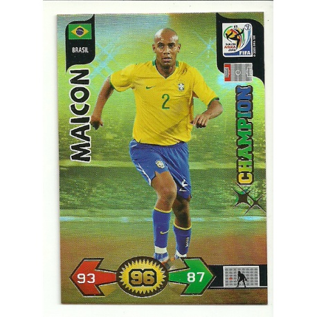 Maicon Champion Brazil 48 Adrenalyn XL South Africa 2010