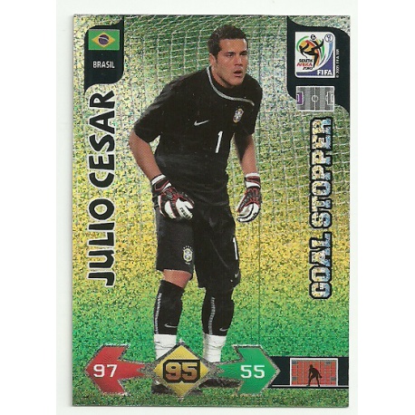 Julio Cesar Goal Stopper Brazil 51 Adrenalyn XL South Africa 2010