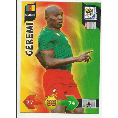 Geremi Cameroun 55 Adrenalyn XL South Africa 2010