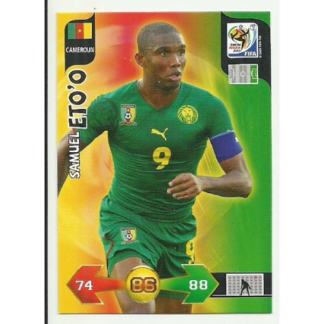 Samuel Eto'o Cameroun 58 Adrenalyn XL South Africa 2010