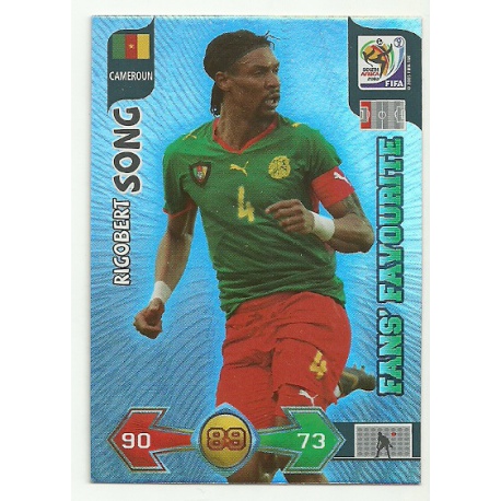 Rigobert Song Fan's Favourite Cameroun 61 Adrenalyn XL South Africa 2010