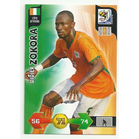 Didier Zokora Cote d'ivoire 68 Adrenalyn XL South Africa 2010