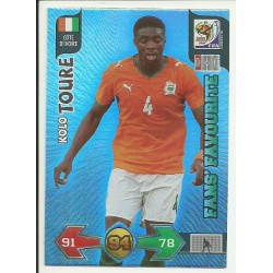 Kolo Toure Fan's Favourite Cote d'ivoire 73 Adrenalyn XL South Africa 2010