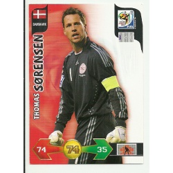 Thomas Sorensen Danmark 76 Adrenalyn XL South Africa 2010