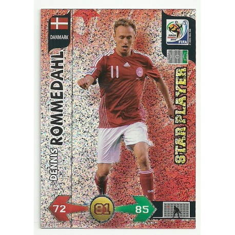 Danmark Dennis Rommedahl Star Player Panini Euro 2012 Adrenalyn XL 