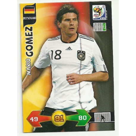 Mario Gomez Deutschland 100 Adrenalyn XL South Africa 2010