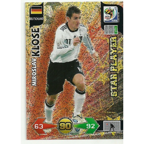 Miroslav Klose Star Player Deutschland 105 Adrenalyn XL South Africa 2010