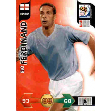 Rio Ferdinand England 108 Adrenalyn XL South Africa 2010