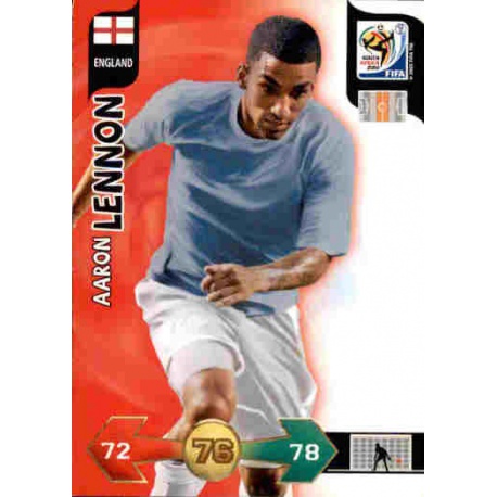Aaron Lennon England 115 Adrenalyn XL South Africa 2010