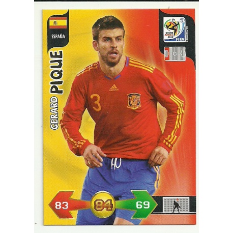 Gerard Pique España 128 Adrenalyn XL South Africa 2010