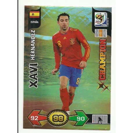 Xavi Hernandez Champion Espana 139 Adrenalyn XL South Africa 2010