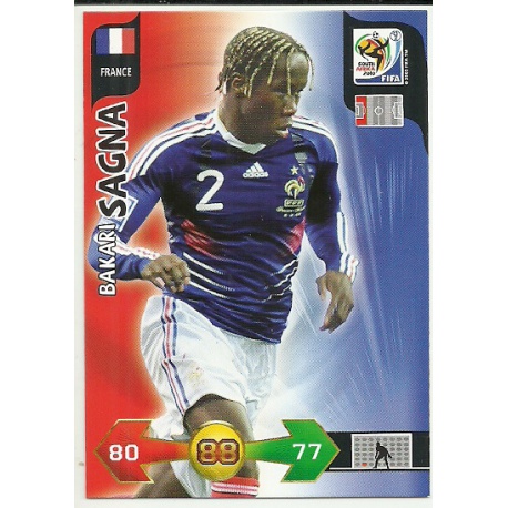 Bacary Sagna France 145 Adrenalyn XL South Africa 2010