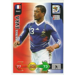 Patrice Evra France 147 Adrenalyn XL South Africa 2010
