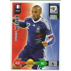 Thierry Henry France 155 Adrenalyn XL South Africa 2010