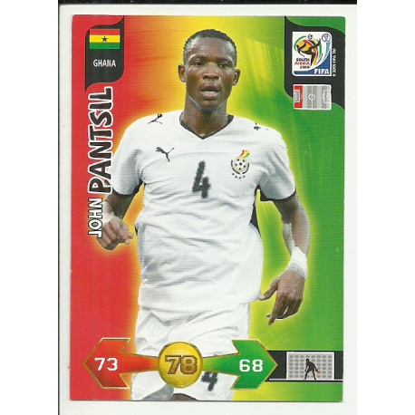 John Pantsil Ghana 163 Adrenalyn XL South Africa 2010