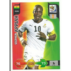 Stephen Appiah Ghana 166 Adrenalyn XL South Africa 2010