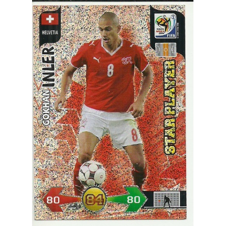 Gökhan Inler Star Player Helvetia 190 Adrenalyn XL South Africa 2010