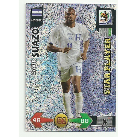 David Suazo Star Player Honduras 194 Adrenalyn XL South Africa 2010