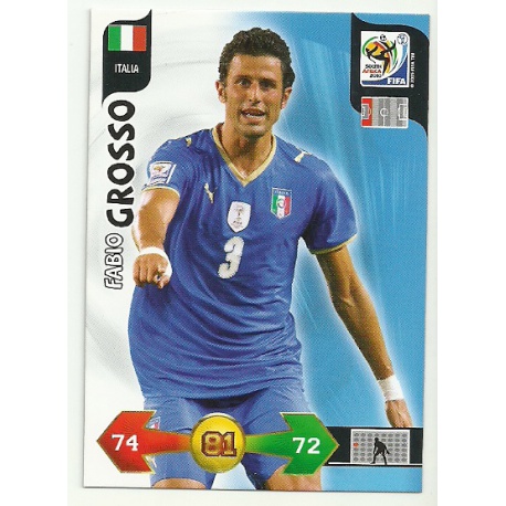 Fabio Grosso Italia 198 Adrenalyn XL South Africa 2010