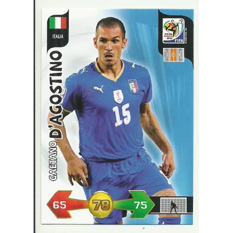 Gaetano D'Agostino Italia 205 Adrenalyn XL South Africa 2010