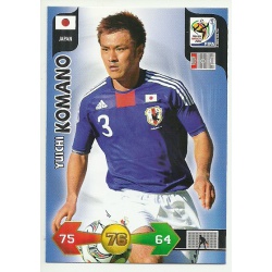 Yuichi Komano Japan 217 Adrenalyn XL South Africa 2010