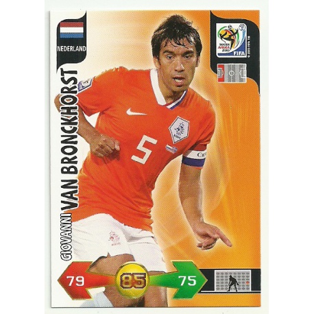 Giovanni van Bronckhorst Nederland 242 Adrenalyn XL South Africa 2010