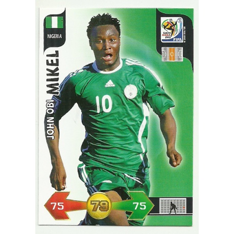 John Obi Mikel Nigeria 265 Adrenalyn XL South Africa 2010