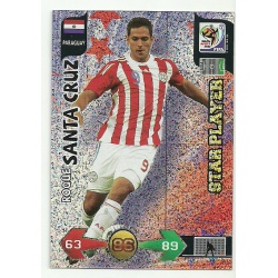 Roque Santa Cruz Star Player Paraguay 276 Adrenalyn XL South Africa 2010