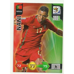 Nani Portugal 288 Adrenalyn XL South Africa 2010