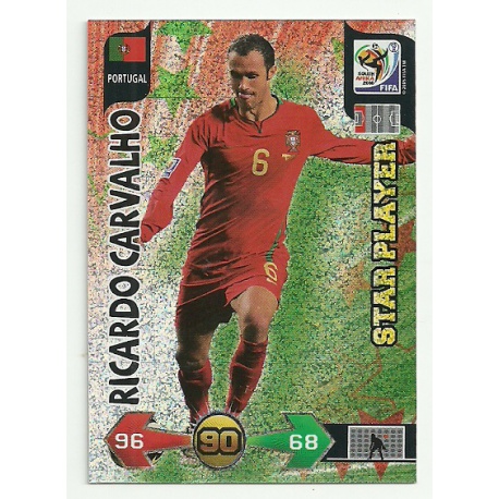 Ricardo Carvalho Star Player Portugal 293 Adrenalyn XL South Africa 2010
