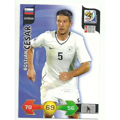 Bostjan Cesar Slovenija 295 Adrenalyn XL South Africa 2010