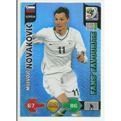 Milivoje Novakovic Fan's Favourite Slovenija 298 Adrenalyn XL South Africa 2010