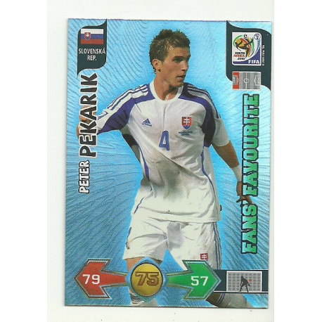 Peter Pekarik Fan's Favourite Slovenska Rep. 306 Adrenalyn XL South Africa 2010