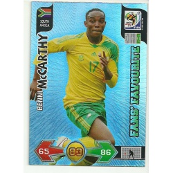 Benni McCarthy Fan's Favourite South Africa 318 Adrenalyn XL South Africa 2010