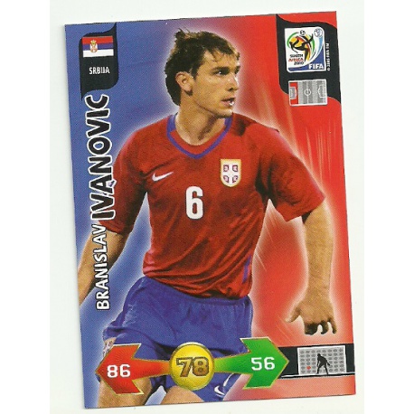 Branislav Ivanovic Srbija 323 Adrenalyn XL South Africa 2010