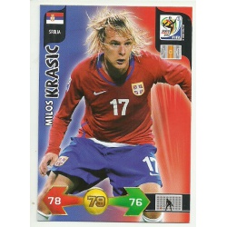 Milos Krasic Srbija 325 Adrenalyn XL South Africa 2010