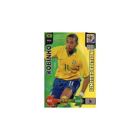 Robinho Limited Edition Brazil Adrenalyn XL South Africa 2010