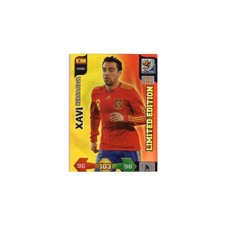 Xavi Limited Edition Spain Adrenalyn XL South Africa 2010